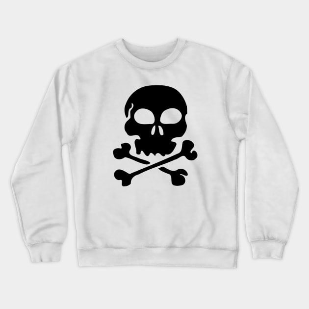 Skull And Crossbones Gift Crewneck Sweatshirt by Dara4uall